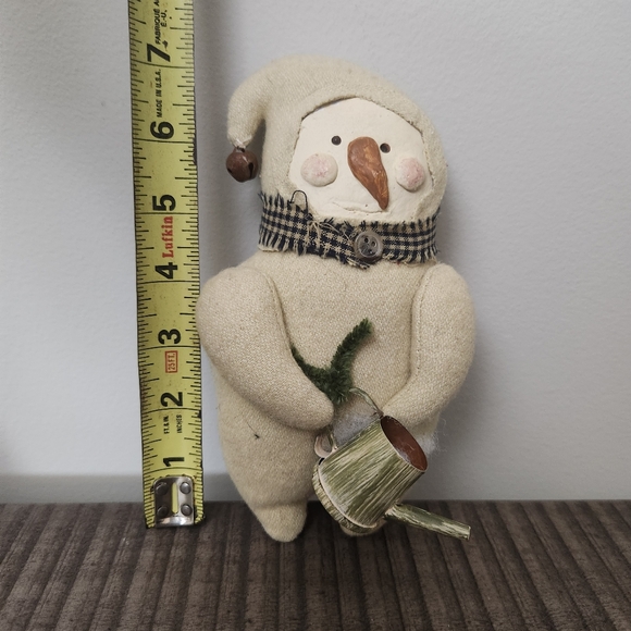 ⛄🎄Rustic Handmade Crafted Snowman Ornament Decoration Primitive - Picture 4 of 4